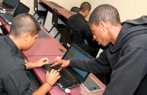 3D printing class Cadets work together at Capital Guardian Youth ChalleNGe Acadaemy