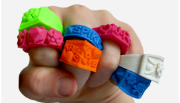 Cubify 3D printed rings
