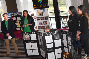 The We're All Human team from Woodgrove High School presents their suicide prevention project during the final round of judging for the Step Up Loudoun Youth Competition on April 6, 2016 at OneLoudoun