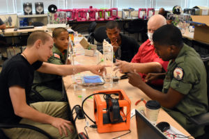 Students in 3D ThinkLink Lab