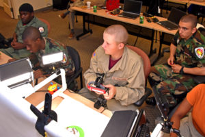 3D ThinkLink students do 3D scanning experiments during Immersion Lab Week in May