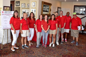 2019 YouthQuest golf tournament volunteers at Trump National Golf Club Aug. 5. 2019