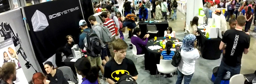 3D Systems display at 2014 USA Science and Engineering Festival